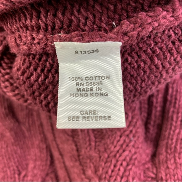 Cabelas Heavy Knit Long Sleeve Sweater Size L - Picture 4 of 4